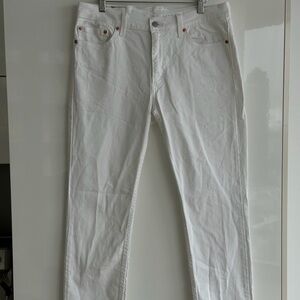 Levi's Men's Crisp White Skinny Jeans